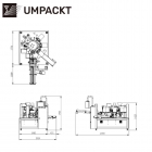 UMPACKT S8-230 Commercial Automatic Bagging and Sealing Machine