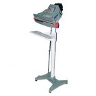 Adjustable angle vertical foot sealer