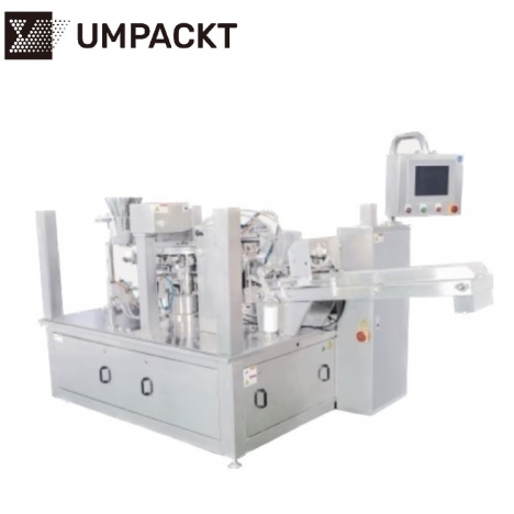Commercial automatic bag feeding and packing sealing machine