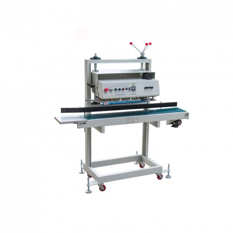 Continuous Band Sealing Machine With Adjustable Sealing Head